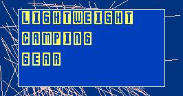 LightweightCampingGear